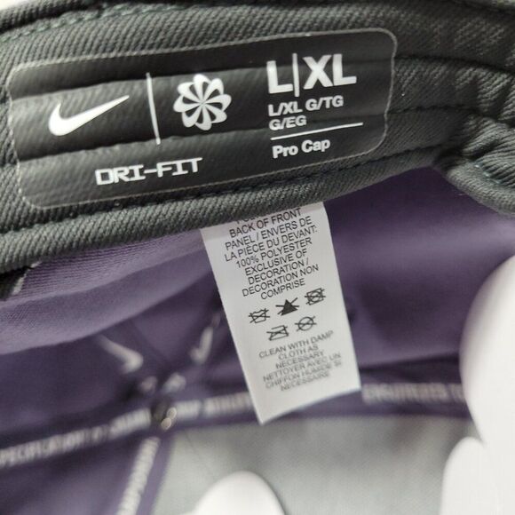 Nike Golf Hat Adult L/XL Structured Purple Snapback Adjustable Dri-Fit Retro Pro - Picture 9 of 16